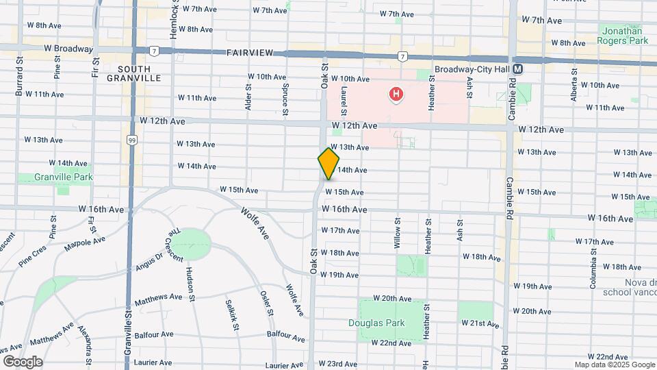 3050 Oak St Map and Location Details