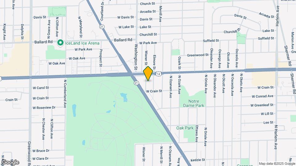 8729 N Wisner St, Unit APT 2 Map and Location Details