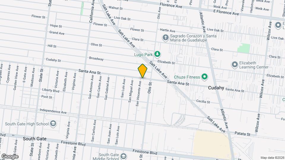4108 Santa Ana St Mapa y Detalles de la Ubicación