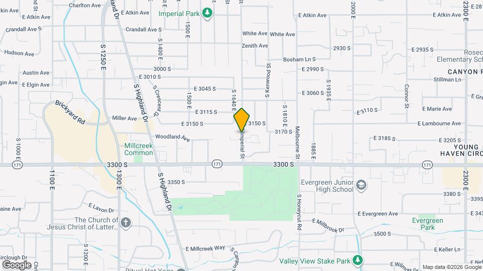 3182 S Imperial St, Unit A Map and Location Details