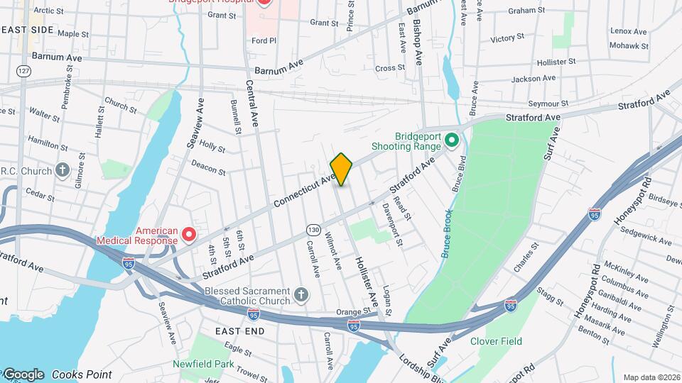 458 Hollister Ave, Unit 2nd floor Map and Location Details