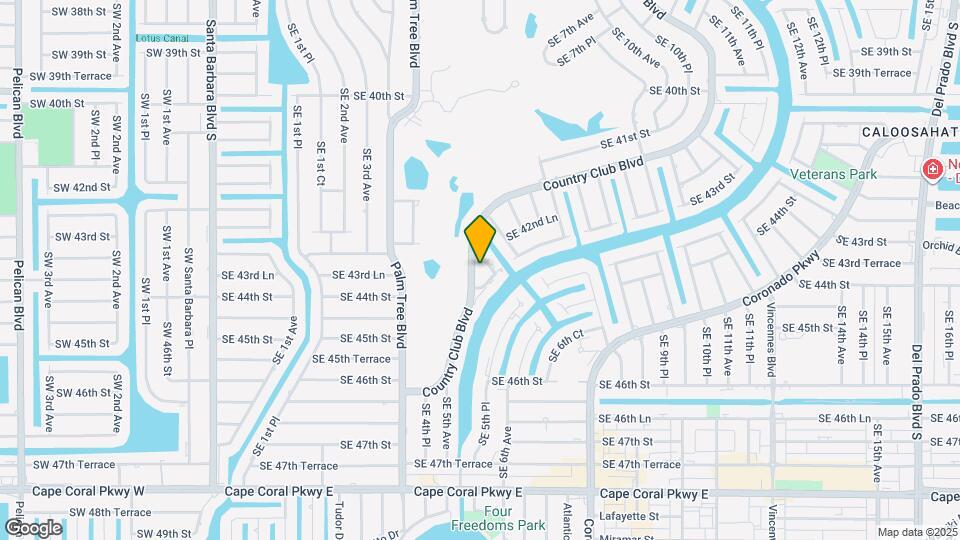 4345 Country Club Blvd Map and Location Details