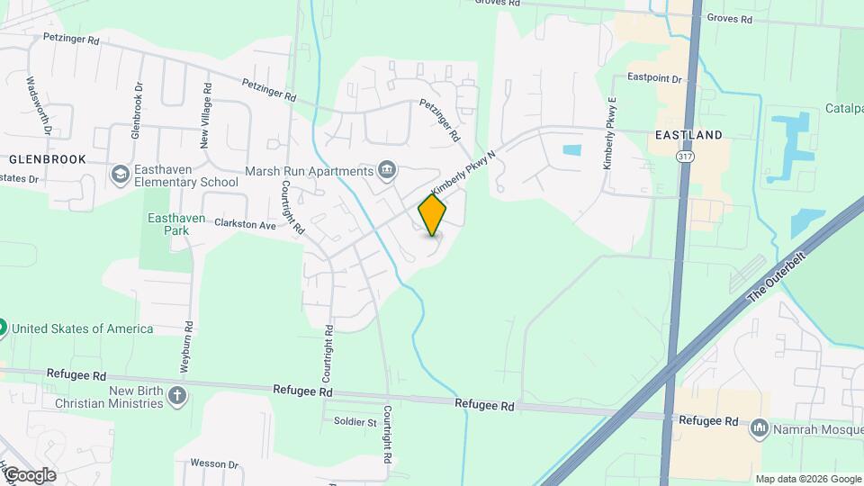 2509 Burgandy Ln Map and Location Details