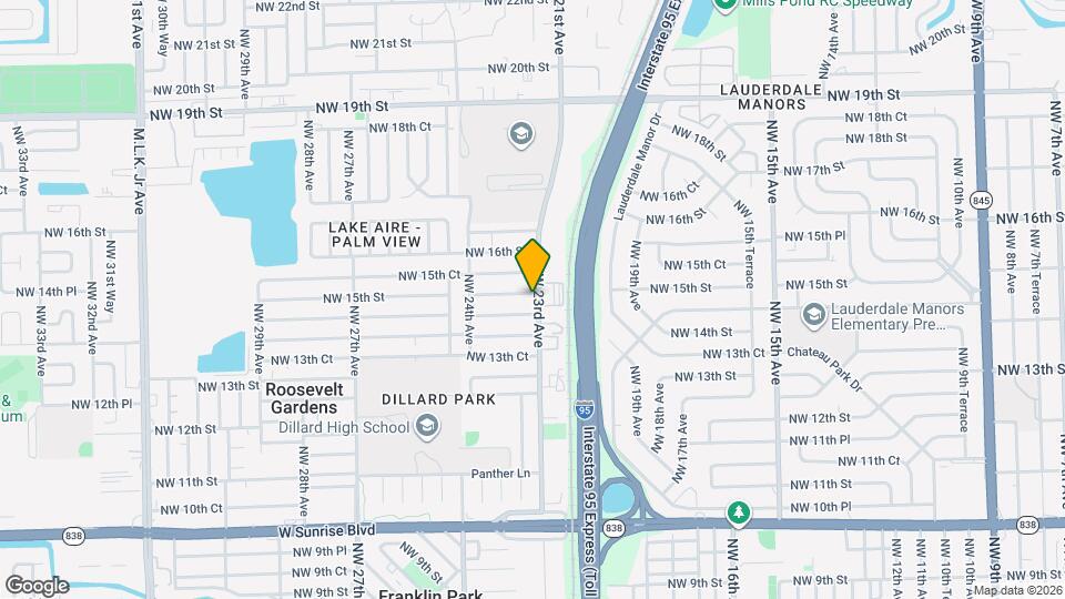 2300 NW 15th St Map and Location Details