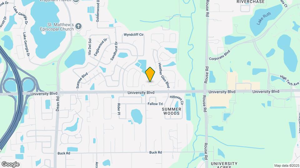 10713 Harkwood Blvd Map and Location Details