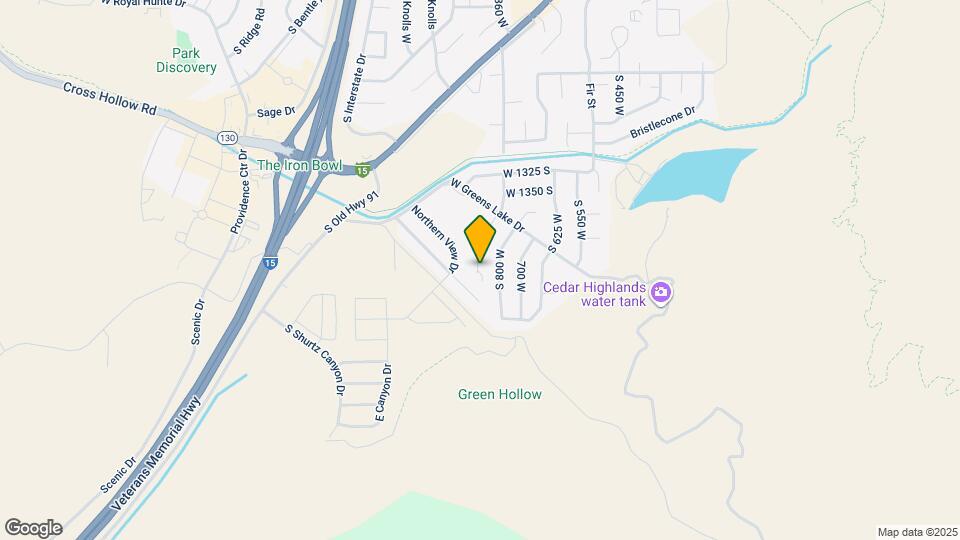 1595 S Topaz Dr Map and Location Details