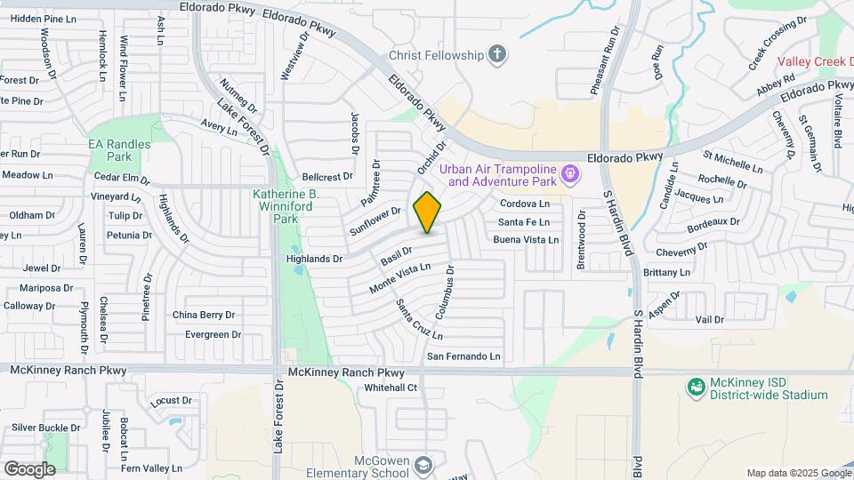 4608 Basil Dr Map and Location Details