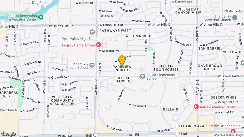 17833 N 49th Ave Map and Location Details