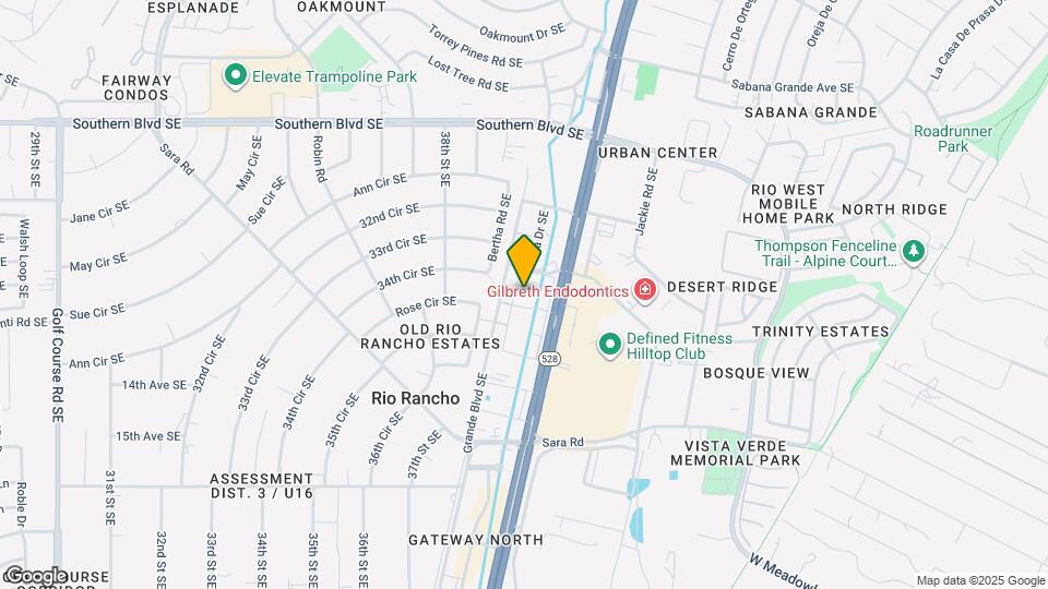 1305 Rio Rancho Blvd SE Map and Location Details