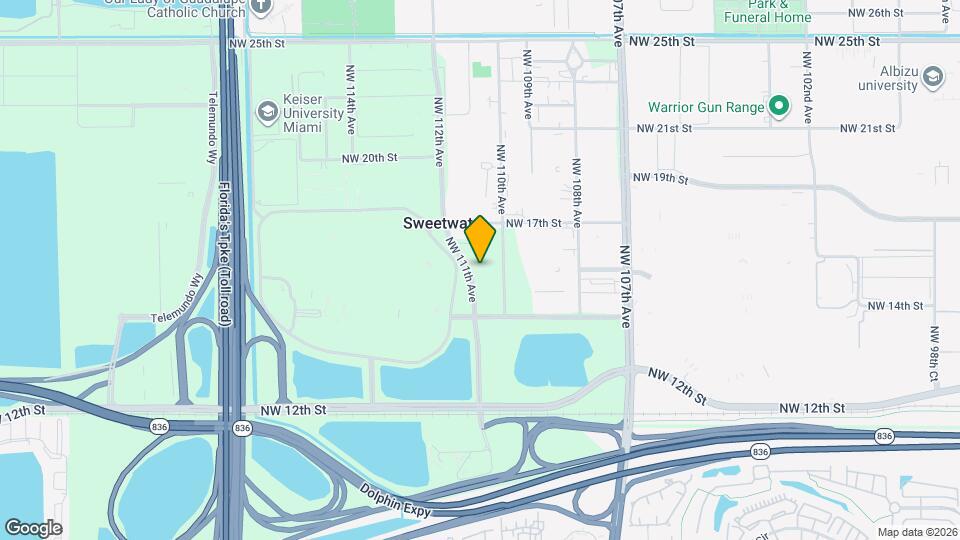 1556 NW 110th Ave Map and Location Details