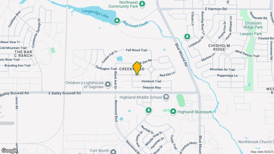 612 Catalpa Rd Map and Location Details