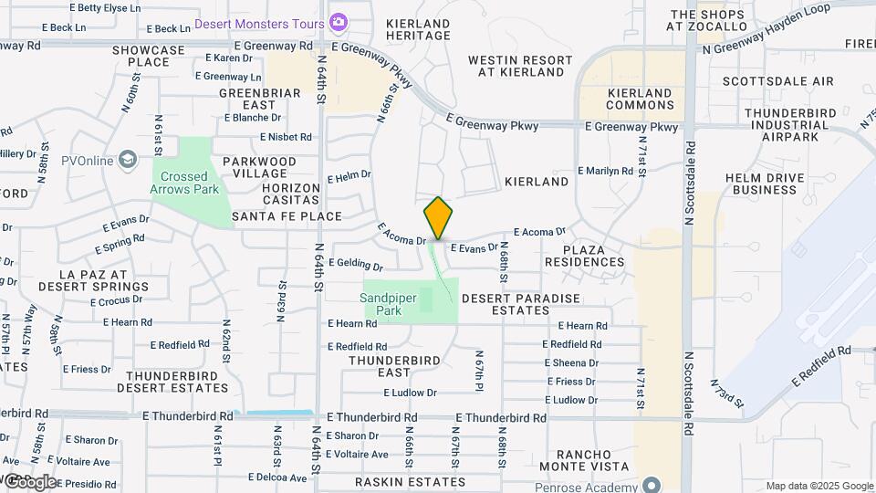 14436 N 67th Pl Map and Location Details
