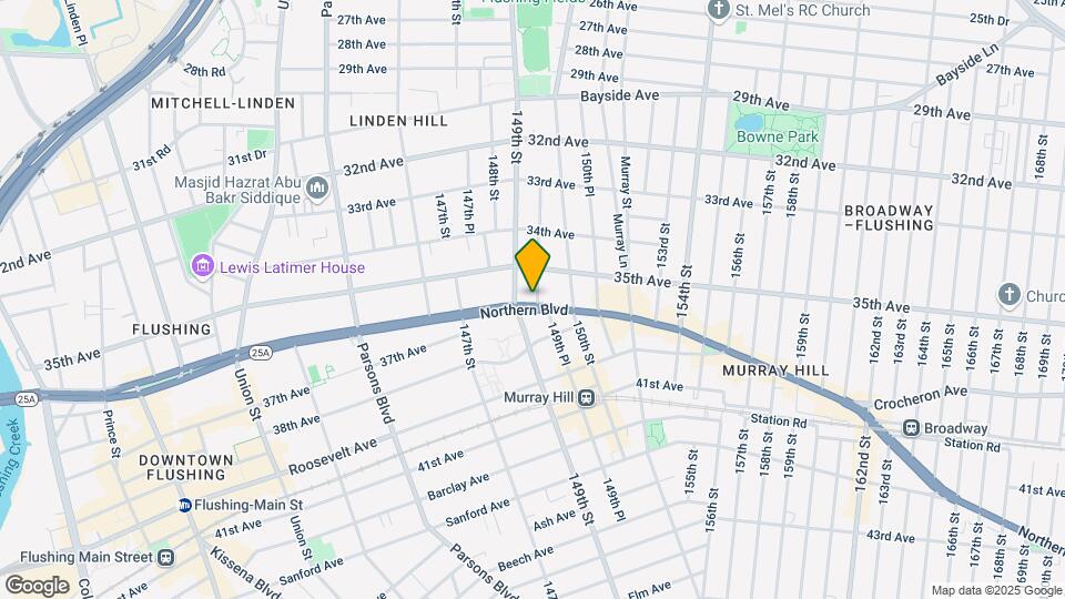14915 Northern Blvd Mapa y Detalles de la Ubicación