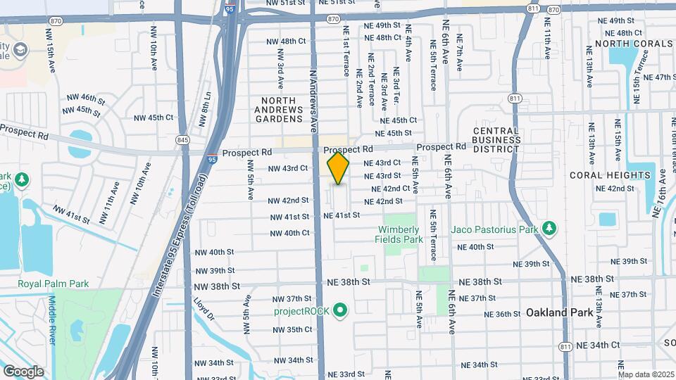 101 NE 41st St, Unit A10 Map and Location Details