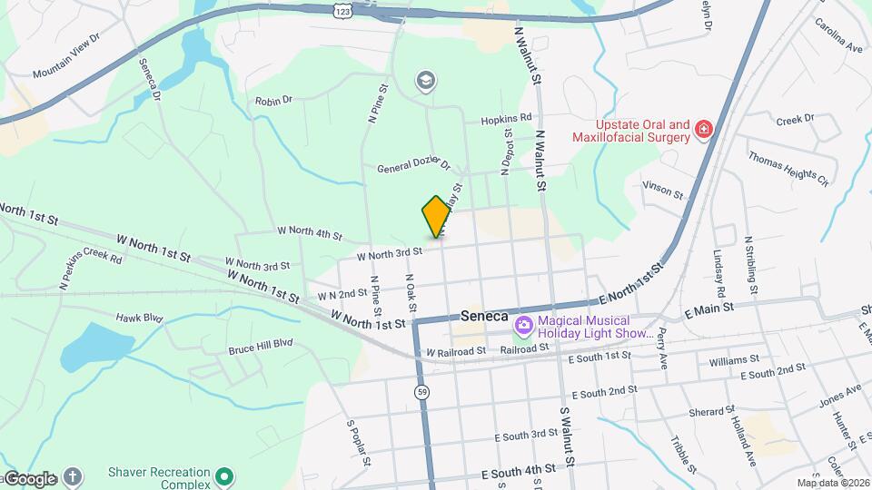 108 W North 3rd St Map and Location Details