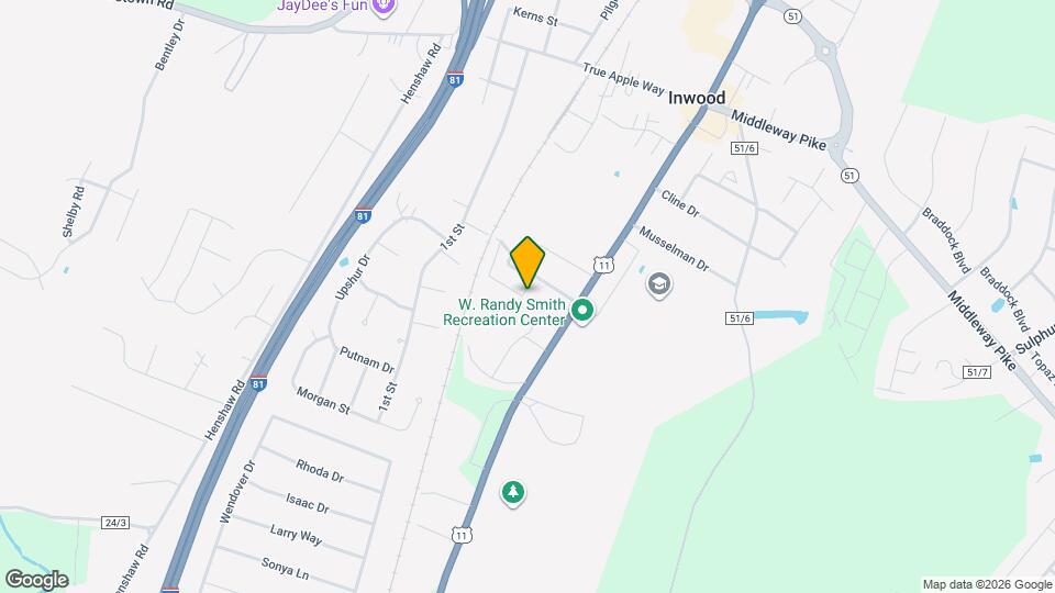 160 Stadium Cir Map and Location Details