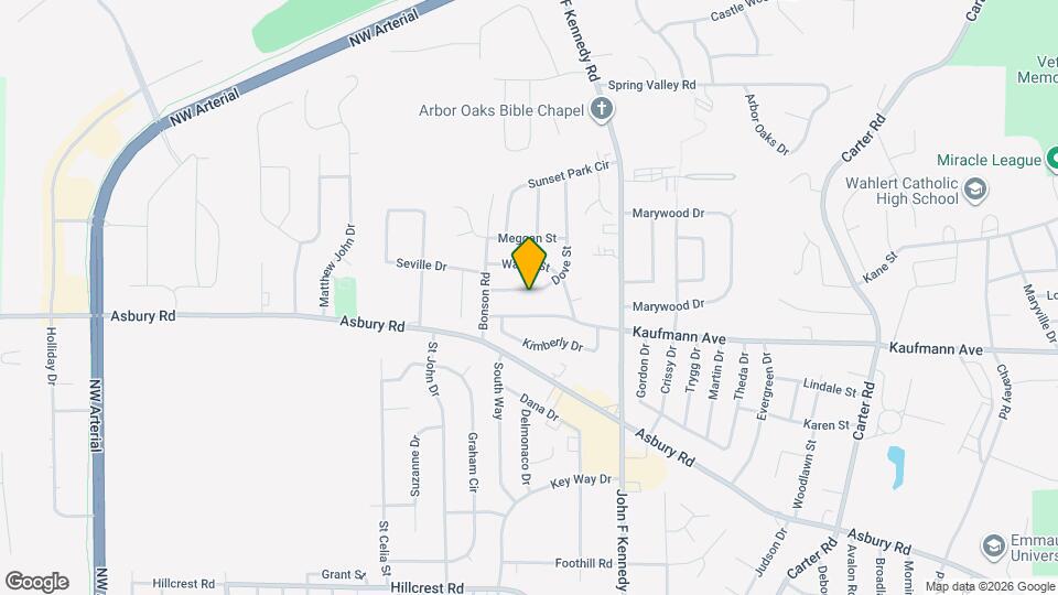 3428 Dove St Map and Location Details