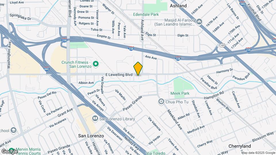171-177 E Lewelling Blvd Map and Location Details