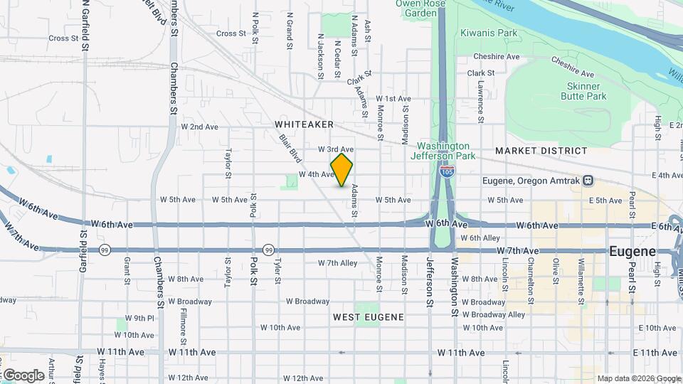 949 W 5th Ave Map and Location Details