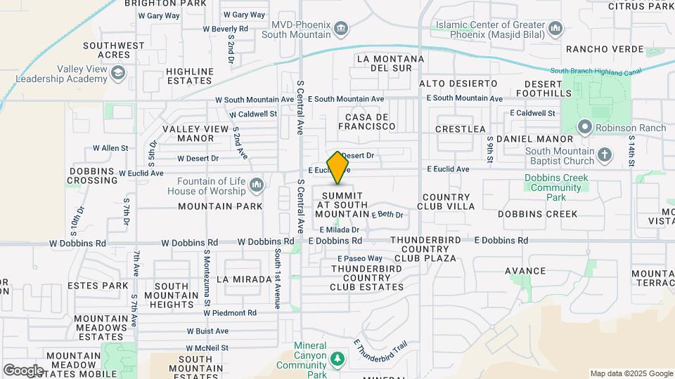 211 E Valley View Dr Map and Location Details