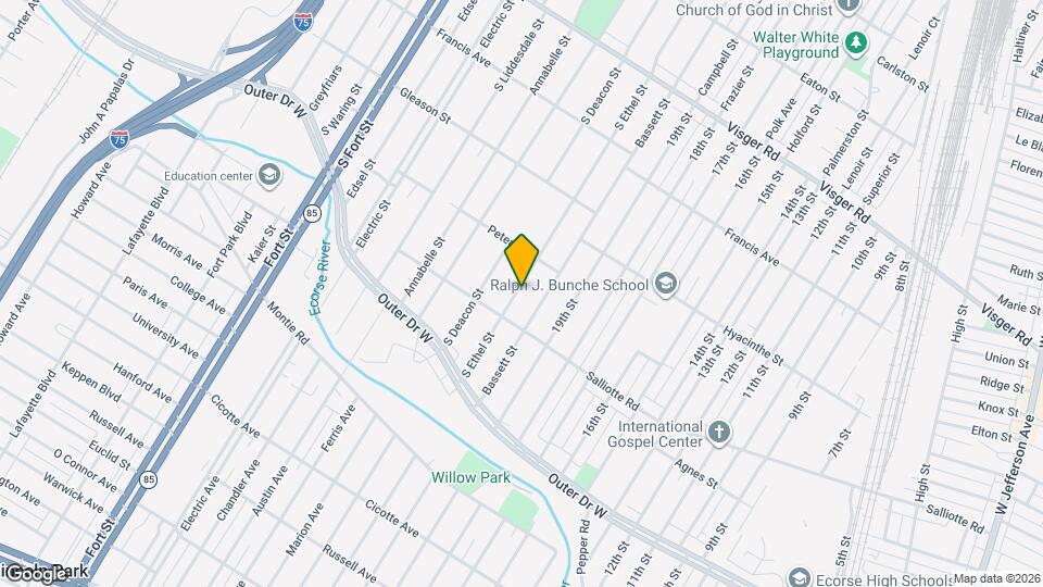 3575 S Ethel St Mapa y Detalles de la Ubicación