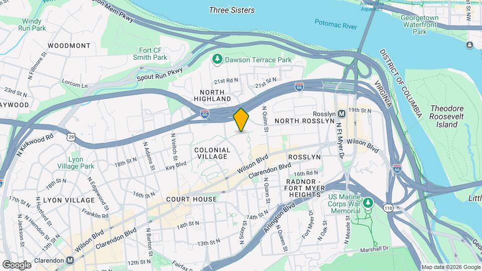 1817 N Rhodes St, Unit Apartment 4-258 Map and Location Details