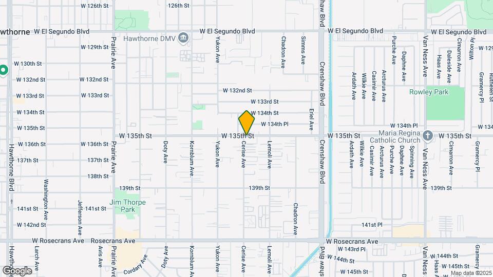 13500 Cerise Ave Map and Location Details