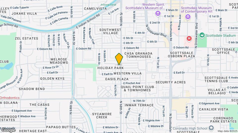 3208 N 68th St Map and Location Details