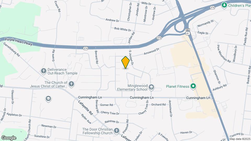 363 Peabody Dr Map and Location Details