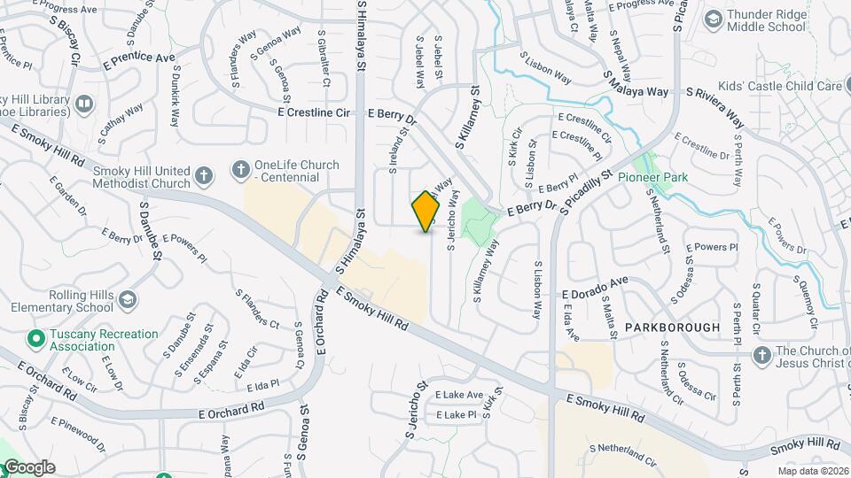 5675 S Jebel Way Map and Location Details