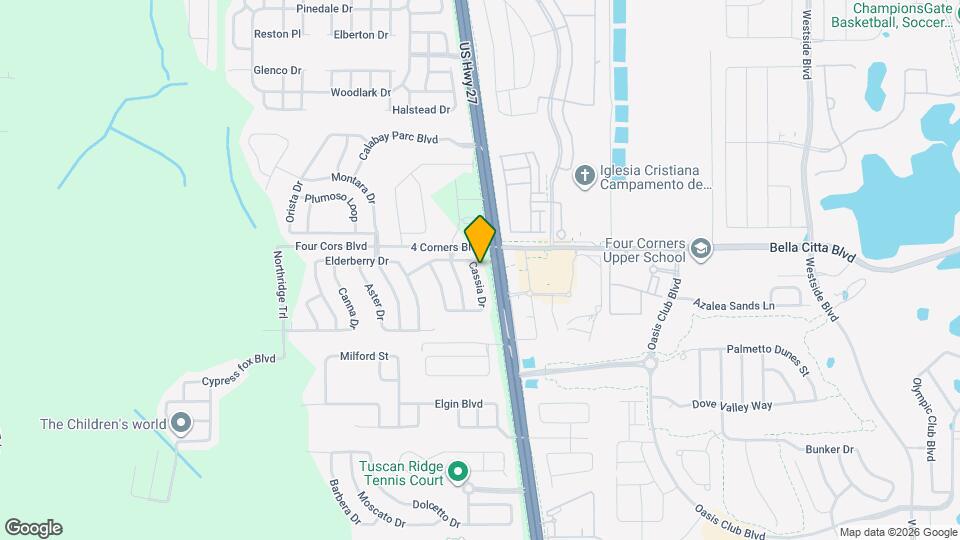 434 Cassia Dr Map and Location Details
