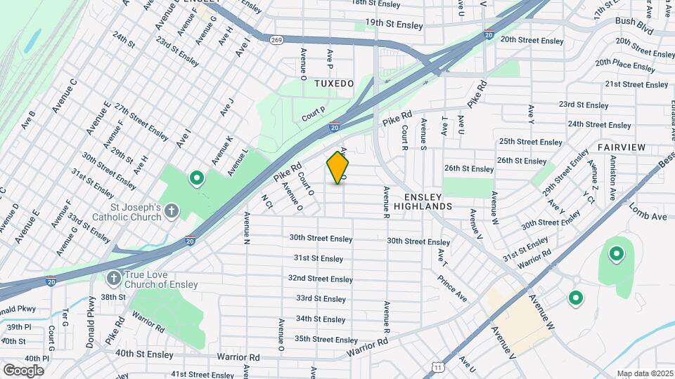 1619 27th St W Map and Location Details