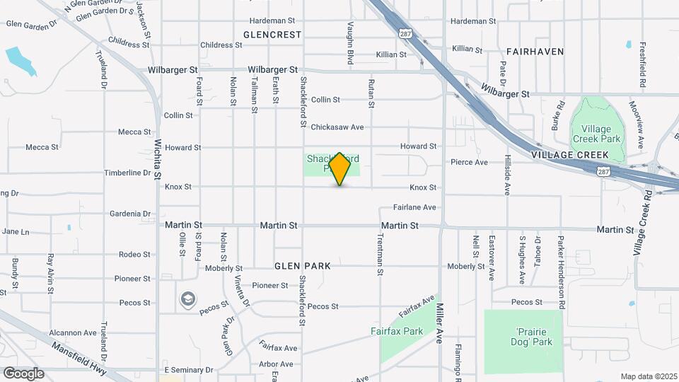 3712 Knox St Map and Location Details