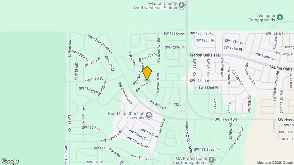 8355 SW 131st Ln Map and Location Details