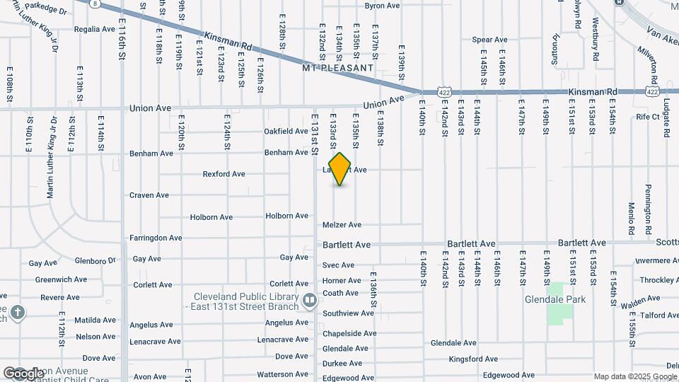 3635 E 133rd St Map and Location Details