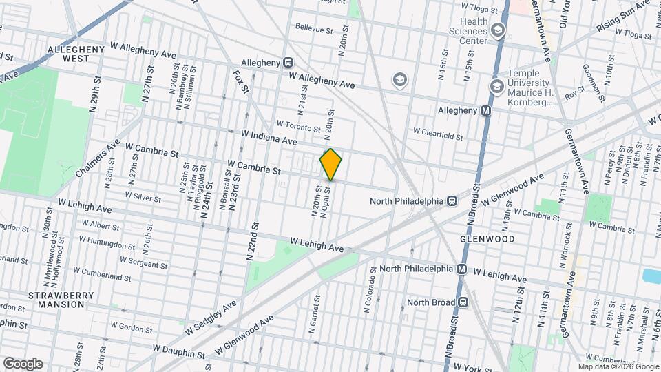 2857 N Opal St Map and Location Details