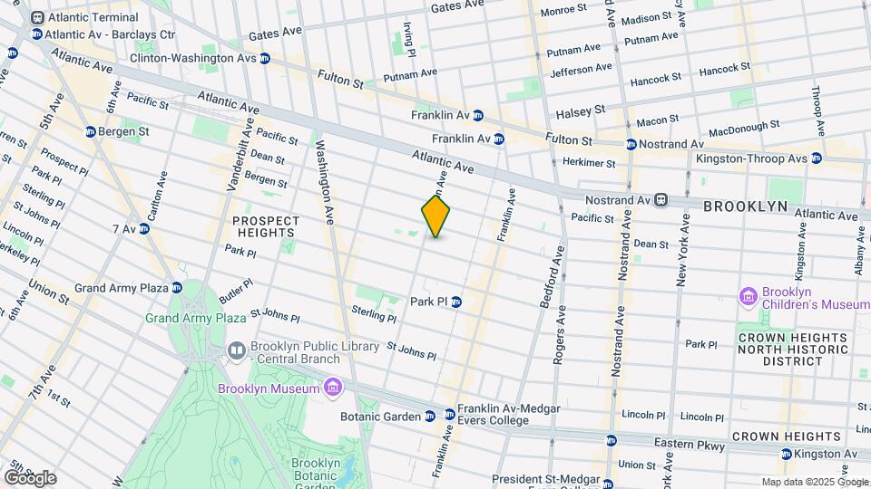 461 St Marks Ave Map and Location Details