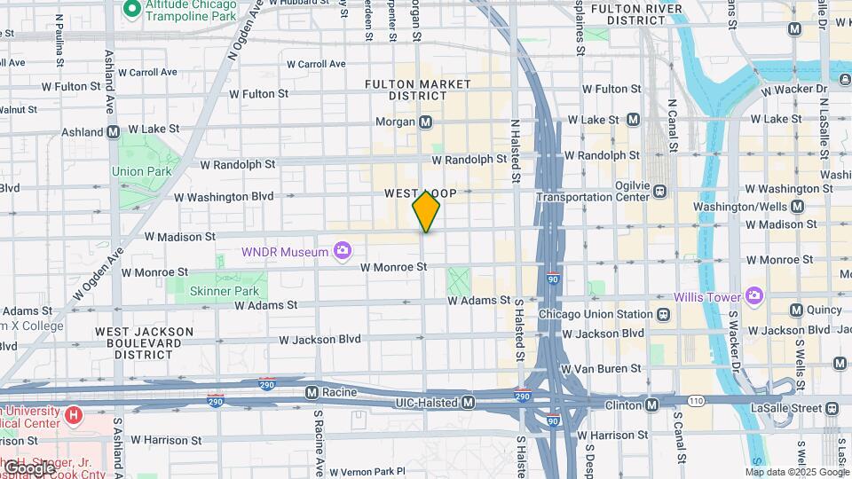 949 W Madison St, Unit 502 Mapa y Detalles de la Ubicación