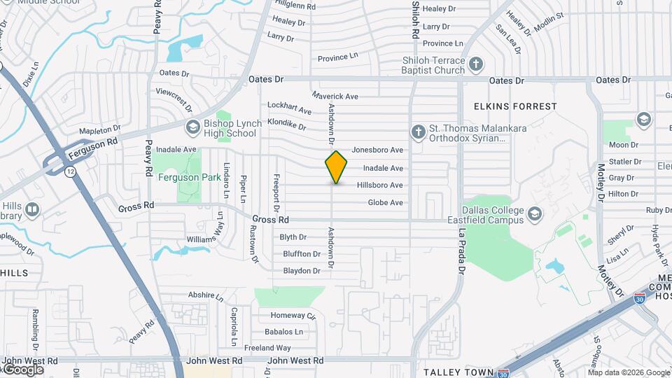 2506 Hillsboro Ave Map and Location Details