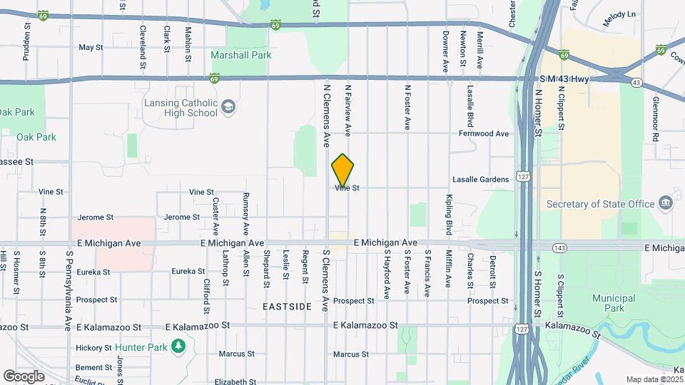 231 N Fairview Ave Map and Location Details