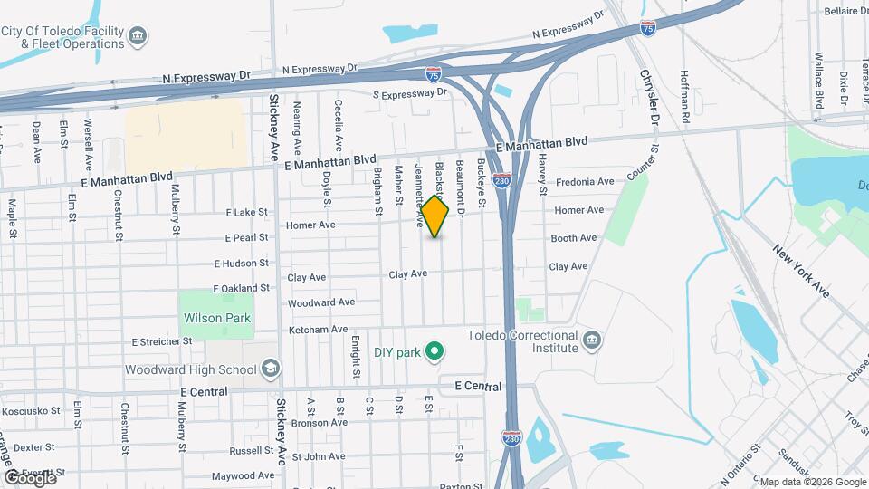 3333 Blackstone Dr Map and Location Details