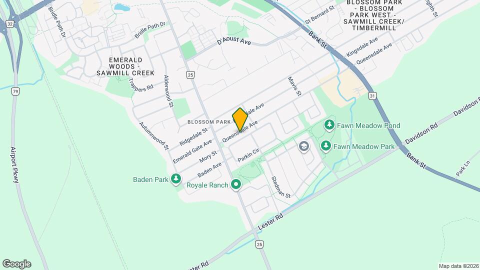 1448 Queensdale Ave Map and Location Details