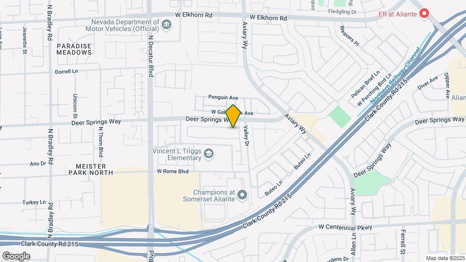 4361 Meadowlark Wing Way Map and Location Details