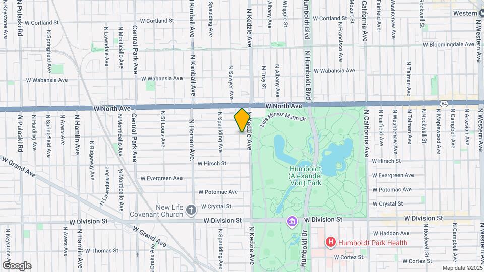 3211 W Le Moyne St Map and Location Details