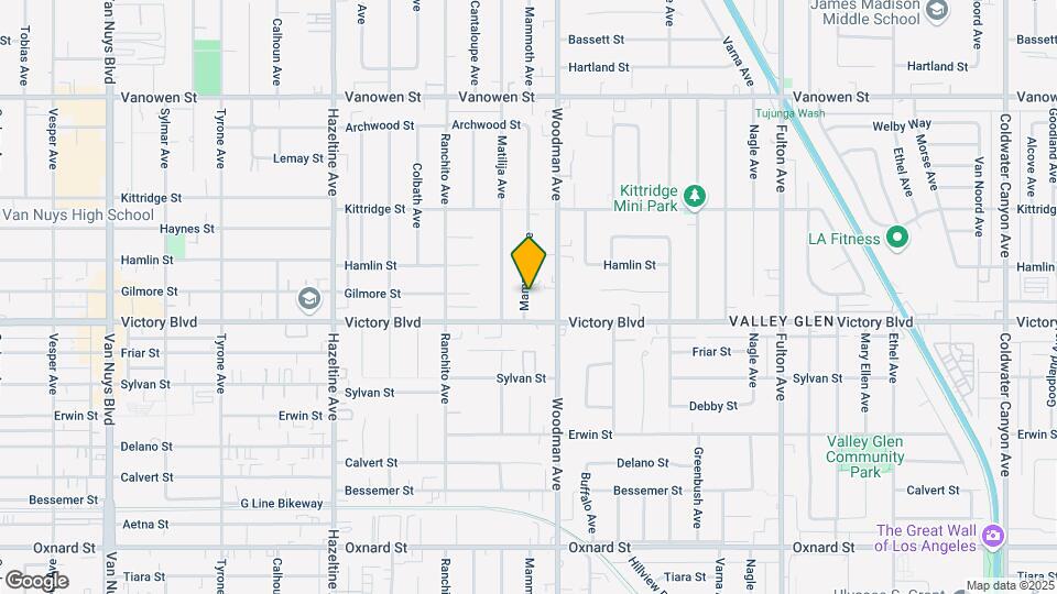 6422 Mammoth Ave Mapa y Detalles de la Ubicación