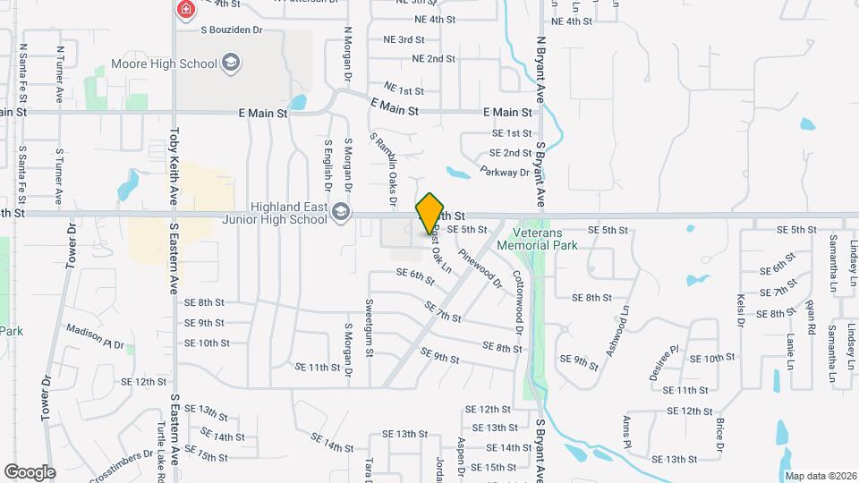 517 Post Oak Ln Mapa y Detalles de la Ubicación