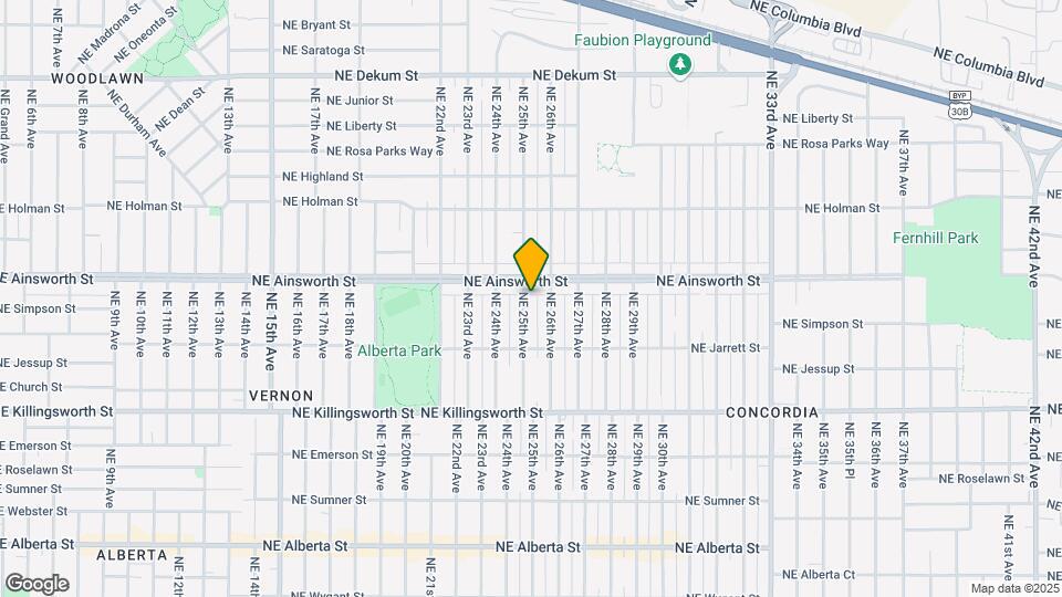 5934 NE 25th Ave Map and Location Details