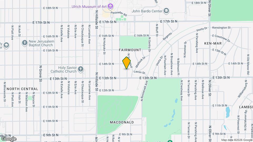 1427 N Harding Ave Map and Location Details
