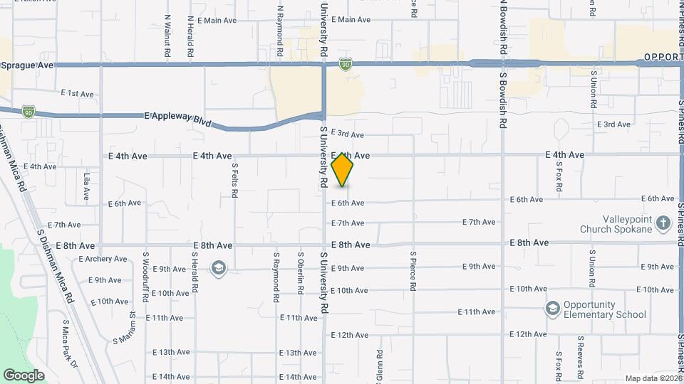 520 S Van Marter Rd Map and Location Details