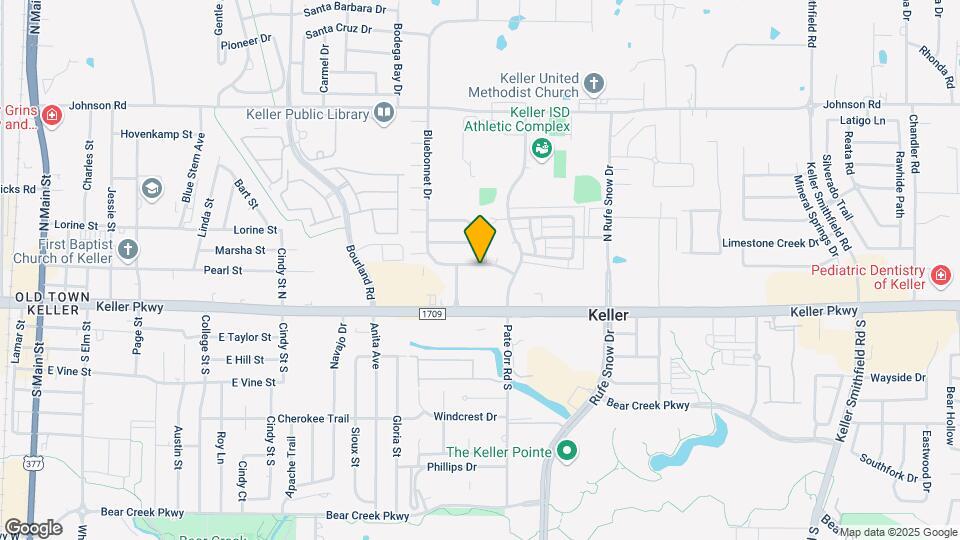 738 Bluebonnet Dr Map and Location Details